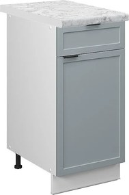 Szafka dolna do kuchni jasnoniebiesko-szary 40x60x82 fame-line