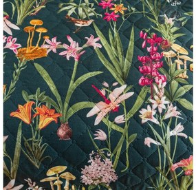 Narzuta na łóżko MYSTIC GARDEN ciemnozielona Rozmiar: 170 x 210 cm