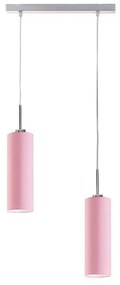 Lampa wisząca regulowana z chromowanym stelażem - B5-C25