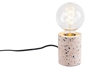 Designerska lampa stołowa różowy granit - BarandaDesignerski Oswietlenie wewnetrzne