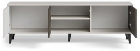 Szafka RTV RANDOM 2 150cm orzech/kaszmirowa HALMAR