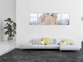 Obraz - Niedźwiedzie polarne (170x50 cm)