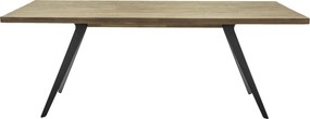 Drewniany stół do jadalni w stylu industrialnym Massa D05 200 cm