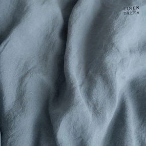 Jasnoniebieska lniana pościel dwuosobowa 200x200 cm – Linen Tales