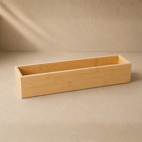 Organizer biurkowy bambusowy, 38 x 8 x 7 cm