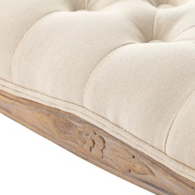 Ławka  Isacco cream 114x38x48cm
