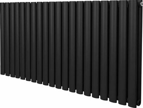 Grzejnik kolumnowy owalny – 600 mm x 1200 mm – czarny