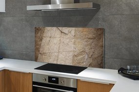 Szklany Panel Surowy Mur z Kamieni