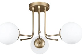 Lampa sufitowa w kolorze złota Squid Lighting Star, wys. 34 cm