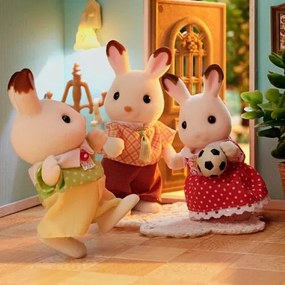Rodzina "czekoladowych" królików SylvanianFamilies, nowa