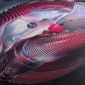 Obraz - Abstrakcja, kosmiczne robaki (125x70 cm)