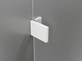Mexen Lunar L ścianka prysznicowa Walk-in prawa 120 x 200 cm, transparent 8 mm, biała - 830L-120-000-20-00-P