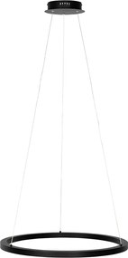 Lampa wisząca czarna 60 cm w tym LED 3-stopniowo ściemniana - Girello