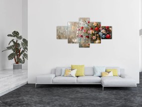 Obraz - Wazon z kwiatami (125x70 cm)