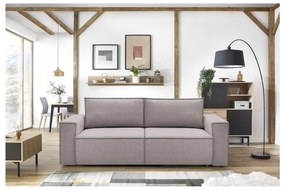 Jasnoszara sofa 245 cm Nihad – Bobochic Paris