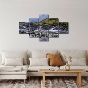 Obraz płynącej wody (125x70 cm)