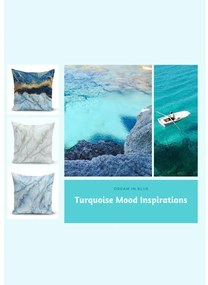 Zestaw 3 poszewek na poduszkę Minimalist Cushion Covers Azuro Cassie, 45x45 cm