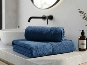 Ręcznik CLARYSSE ELEGANCE 60x110 cm ciemnoniebieski, 100% bawełna