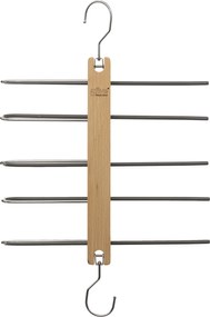 Drewniany wieszak na spodnie, 5 par