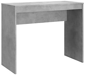 Szare małe biurko proste beton K7-M94