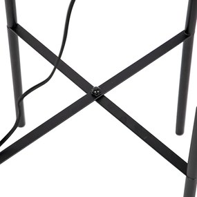 Nowoczesna czarna lampa stojąca - Bliss Mesh