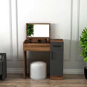 Stolik kosmetyczny Inci Light Walnut