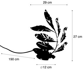 Lampa stołowa vintage antyczne złoto 25 cm - Lipa klasyczny/Antyczny Oswietlenie wewnetrzne