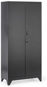 Metalowa szafa wielofunkcyjna, 1930 x 860 x 420 mm, czarny