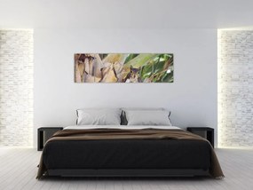 Obraz wiewiórki na drzewie (170x50 cm)