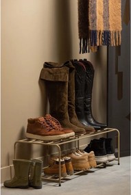 Jasnobrązowa metalowa szafka na buty Josse – WOOOD