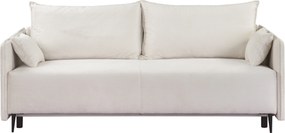 Masseno Sofa ARNO z funkcją spania i pojemnikiem na pościel, Rozkładana sofa - Beżowy, SORRISO 6