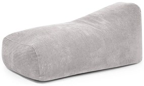 Jasnoszary sztruksowy worek do siedzenia Snug 130 – SLOWDOWN