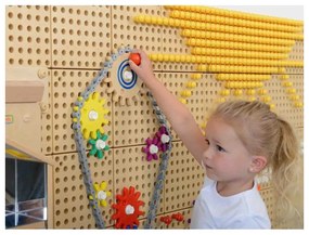 Koła zębate zbuduj własny mechanizm - tablica naukowo-kreatywna masterkidz stem
