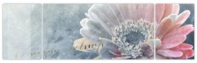Obraz - Zimowy kwiat (170x50 cm)