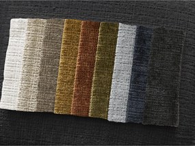 Czarna sofa z tkaniny szenilowej 276 cm Neil – Bobochic Paris