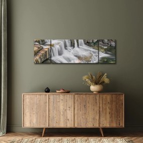 Obraz wodospadów (170x50 cm)