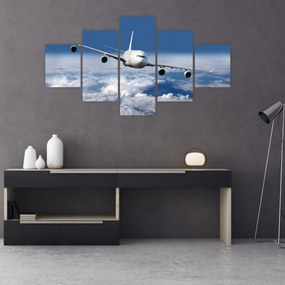 Obraz - Samolot w chmurach (125x70 cm)