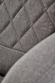 Szary fotel gabinetowy Helder 2 Halmar