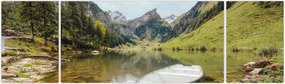 Obraz - Seealpsee, jezioro w Szwajcarii (170x50 cm)