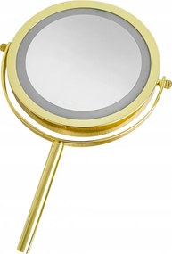 Lusterko Do Makijażu PREMIUM Kosmetyczne POWIĘKSZAJĄCE 10X Podświetlane LED