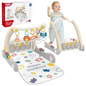 Woopie baby mata z pałąkiem pchacz 2w1 pianinko