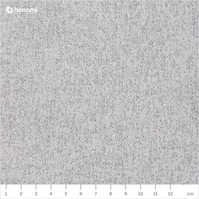 Jasnoszary rozkładany narożnik Miuform Scandic Lagom L, prawostronny