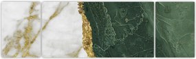 Obraz - Zielony marmur N⁰3 (170x50 cm)
