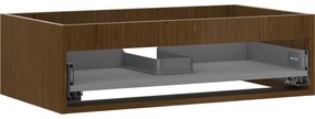 Mexen Box-A korpus szafki podumywalkowej 80 cm, 1 szuflada, orzech - 91AX0-0800-235-1-86
