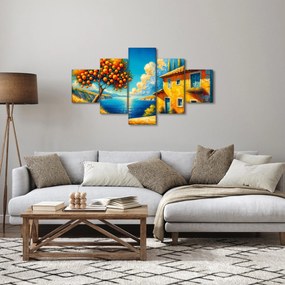 Obraz - Dom z pomarańczami II. (125x70 cm)