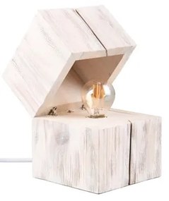 Biała lampa stołowa (wys.16 cm) Treasure – Trio