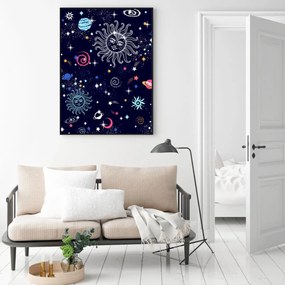 Plakat - Bajkowy kosmos (A4)