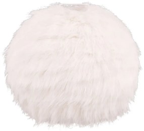 Kremowa lampa stołowa (wys. 24 cm) Furry – Trio