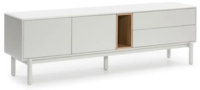 Biała szafka pod TV 180x56x40 cm Corvo – Teulat