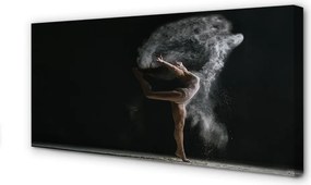 Duży obraz na płótnie Kobieta w Dymie